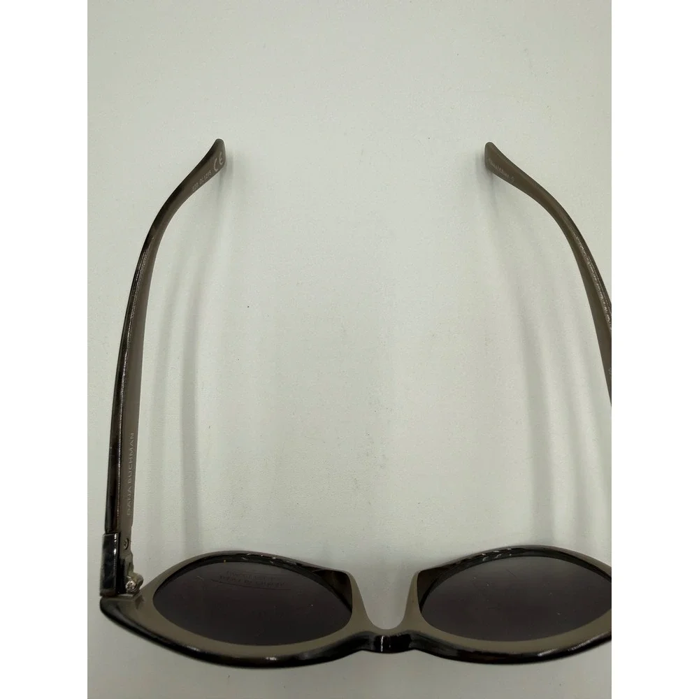 Dana Buchman Sunglasses Womens OS Olive Brown Excellent WDB61SG14 Cat Eye